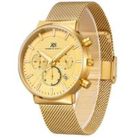 Kenneth Scott Mens Multi Function Champagne Dial Watch - K22133-GMGC