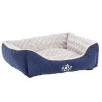 Scruffs Wilton Box Dog Bed Blue Medium