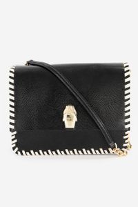 Womens Milano Shoulder Bag  Black/White