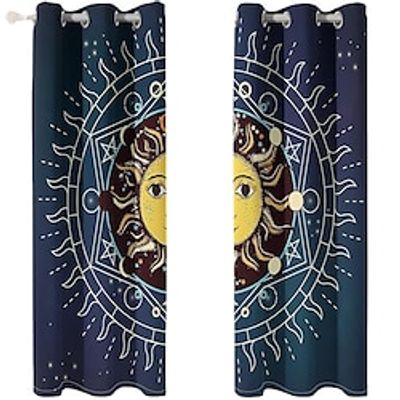 1 Panel Blackout Curtain Drapes for Living Room Thermal Insulated Grommet Window Curtains for Bedroom Modern Lightinthebox