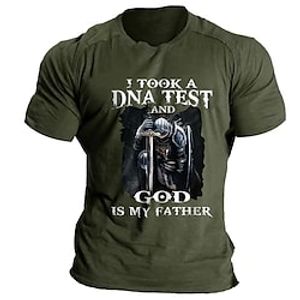 Men's T shirt Tee Knights Templar Quotes  Sayings Graphic Tee Letter Print Crewneck Hot Stamping Clothing Apparel Leisure Lightinthebox