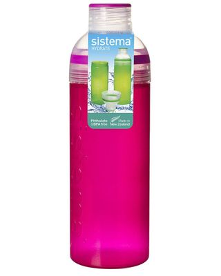 Sistema 700ml Trio Water Bottle Pink