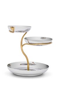 Large Deco Leaves 3 Tier Server