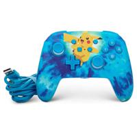 PowerA Enhanced Wired Controller For Nintendo Switch - Tie Dye Pikachu - thumbnail