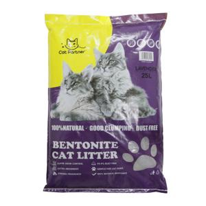 Cat Partner Bentonite Dust Free Clumping Litter 25 L - Lavender