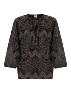 Classic Lurex Zigzag Box Top Classic Lurex Zigzag Box Top