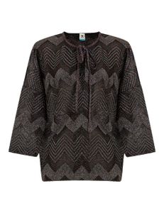 Classic Lurex Zigzag Box Top