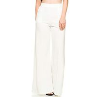 Women's Dress Pants Bell Bottom Pants Trousers Full Length Pocket High Cut Micro-elastic High Waist Fashion Elegant Office Work Black White S M Winter Autumn  Fall Lightinthebox - thumbnail