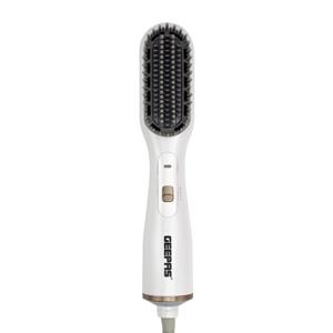 Geepas 3-in-1 Hot Dryer and Straightener Brush- GH86062, 550W, 2 Years Warranty White