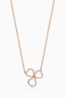 Tiffany Paper Flowers™ Diamond Open Flower Pendant in 18kt Rose Gold - thumbnail