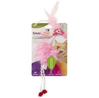 Smartykat Flamingo Flop Feathered Catnip And Silvervine Cat Toy