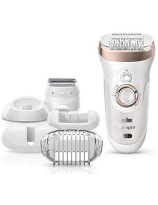 Braun Silk-Epil 9 9561 Wet & Dry Cordless Epilator/Epilation + 6 Extras-(SE 9561)