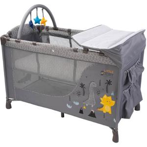 Little Story Foldable Cot And Playard LS_TCC01_GY