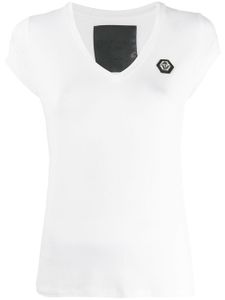 Philipp Plein v-neck T-shirt - White
