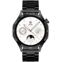 Swiss Military Smart Watch Fitness & Health Tracker - Black Metal Strap (SM-WCH-INTL-BLKFBMS)
