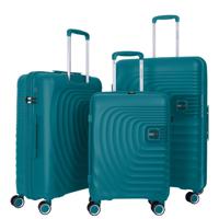 PARA JOHN Travel with Confidence - Anti-Theft Stylish PP Trolley Luggage for Modern Explorers -LAKE BLUE