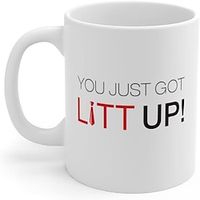 You Just Got Litt Up 11oz White Mug Suits Office Birthday Xmas Gift Funny Coffee Mug, Funny Mugs, Friend Mug, Cute Mug, Coworker Mug, Gifts For Her, Best Friend Gifts, Sarcastic Mug Lightinthebox You Just Got Litt Up 11oz White Mug Suits Office Birthday Xmas Gift Funny Coffee Mug, Funny Mugs, Friend Mug, Cute Mug, Coworker Mug, Gifts For Her, Best Friend Gifts, Sarcastic Mug Lightinthebox