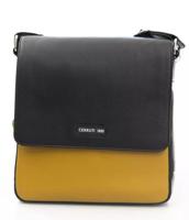 Cerruti 1881 Elegant Yellow Leather Crossbody Bag (CE-22955)