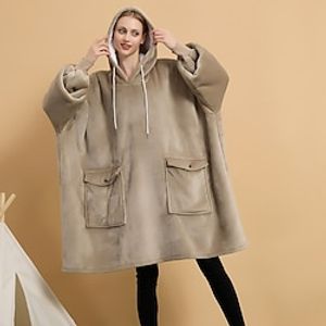 Oversized Microfiber  Sherpa Wearable Blanket, Seen On Shark Tank, One Size Fits All Lightinthebox