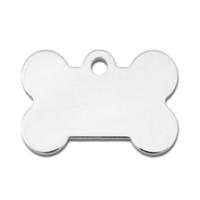 ID Tag Bone Small Chrome