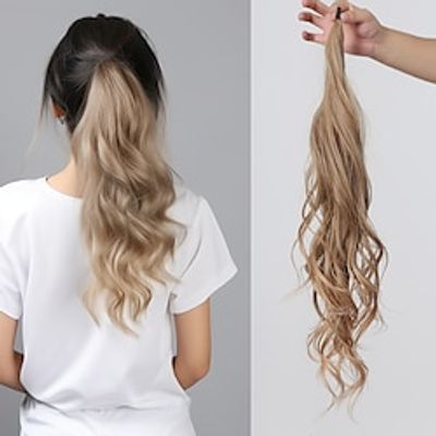 Drawstring Ponytails Adjustable curling Synthetic Hair Hair Piece Hair Extension Wavy Deep Wave 26 inch New Year Party Evening Evening Party Lightinthebox Drawstring Ponytails Adjustable curling Synthetic Hair Hair Piece Hair Extension Wavy Deep Wave 26 inch New Year Party Evening Evening Party Lightinthebox