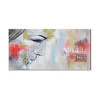Oil Painting Handmade Hand Painted Wall Art Figure Abstract Modern Home Decoration Decor Rolled Canvas No Frame Unstretched Lightinthebox - thumbnail
