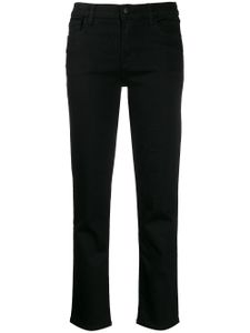 J Brand cropped straight leg jeans - Black