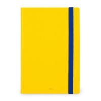 Legami 12-Month Diary - 2024 - Medium Weekly Diary with Notebook - Yellow