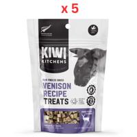 Kiwi Kitchens Raw Freeze Dried Venison Recipe Cat Treats 30g Pack Of 5