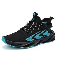 Men's Sneakers Sporty Look Casual Daily Walking Shoes Tissage Volant Breathable Black Grey Black Green Gray Summer Spring Lightinthebox - thumbnail