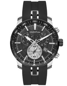 Quantum Men's Chronograph Black Dial Watch - PWG560.351