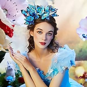Headbands Headpiece Resin Birthday Holiday Cute Vintage With Bows Butterfly Headpiece Headwear Lightinthebox