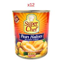 Super Chef Pear Halves 850Gm (Pack Of 12)