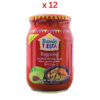 Barrio Fiesta Sauteed Shrimp Paste Spicy 500G Pack of 12