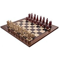 berkeley chess scottish maroon rosewood chess set Lightinthebox - thumbnail