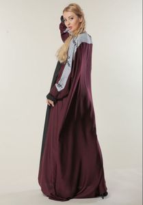 Colorblock Abaya with Handwork (M)