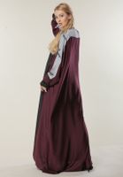 Colorblock Abaya with Handwork (M) - thumbnail