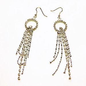 Women's Drop Earrings Tassel Fringe Precious Fashion Earrings Jewelry Gold For Christmas Party Evening Street Gift Date 1 Pair miniinthebox