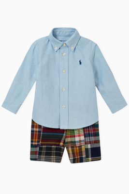 Shirt & Shorts Set in Cotton Shirt & Shorts Set in Cotton