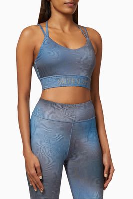 Low Impact Sports Bra in Technical Stretch Blend Low Impact Sports Bra in Technical Stretch Blend