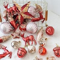 Christmas Ball Shaped Ball Christmas Tree Decoration Hanging Decorations Window Decoration Christmas Decorations Hanging Decorations Lightinthebox - thumbnail
