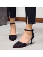 Pointed toe stiletto heel pumps - thumbnail