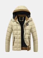 Thicken Fleece Plaid Padded Coat - thumbnail