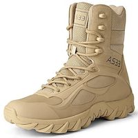 Outdoor Hiking Wear-resistant Breathable Training Tactical High-top Military Boots Lightinthebox - thumbnail