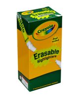 Crayola 12 Count Bulk Set Dual Ended Erasable Highlighter Crayola 12 Count Bulk Set Dual Ended Erasable Highlighter