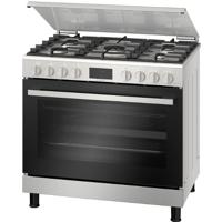 Bosch Free Standing 90Cm Stainless Steel Gas Cooker| HGW3ASQ50M