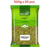 Nellara Moong Whole 500Gm (Pack of 20)