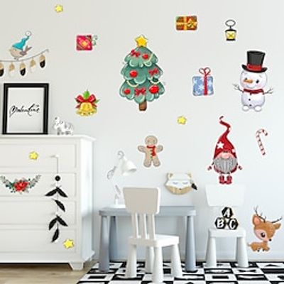 Merry Christmas Wall Decals Santa Claus Gift Christmas Tree Wall Stickers DIY Removable Christmas Mural for Classroom Nursery Baby Room Bedroom Doors Windows Christmas Party Wall Decor Lightinthebox Merry Christmas Wall Decals Santa Claus Gift Christmas Tree Wall Stickers DIY Removable Christmas Mural for Classroom Nursery Baby Room Bedroom Doors Windows Christmas Party Wall Decor Lightinthebox