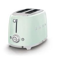 Smeg TSF01PGUK 2 Slice Toaster, Pastel Green