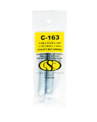 Utility Extension Spring 2 pack 7/16"x 3-1/2"x .047" Utility Extension Spring 2 pack 7/16"x 3-1/2"x .047"